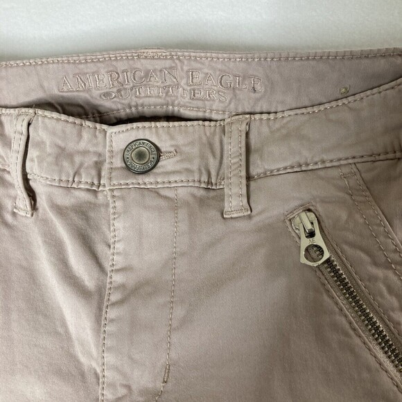 American Eagle Jegging Pants‎ Womens Size 6 Pink Dusty Pin Stretch Cotton Blend - Picture 2 of 4